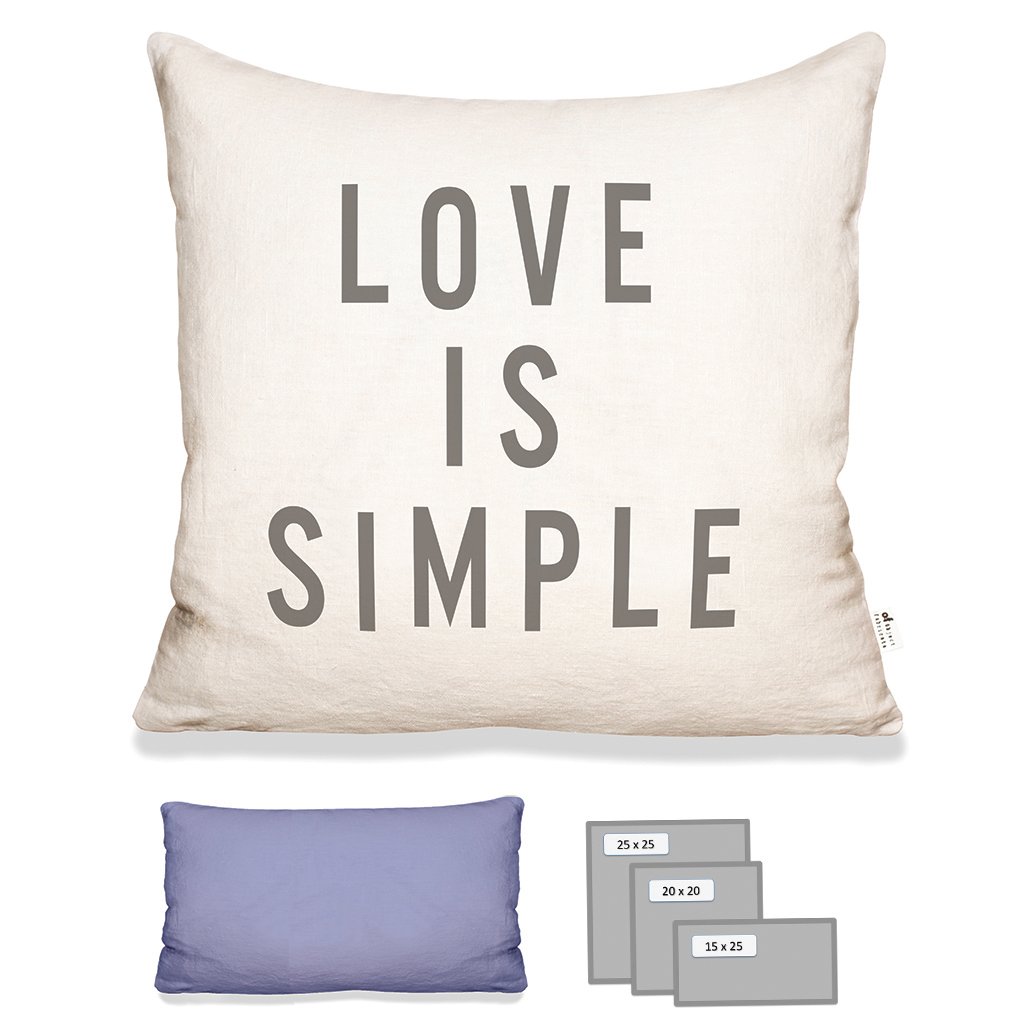 LOVE IS SIMPLE IN ECRU