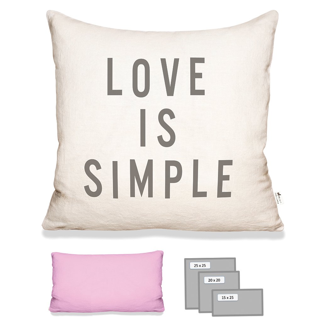 LOVE IS SIMPLE IN ECRU