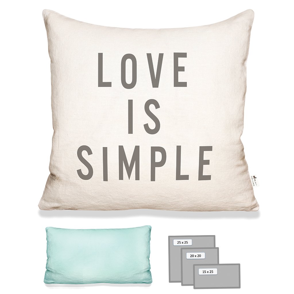 LOVE IS SIMPLE IN ECRU