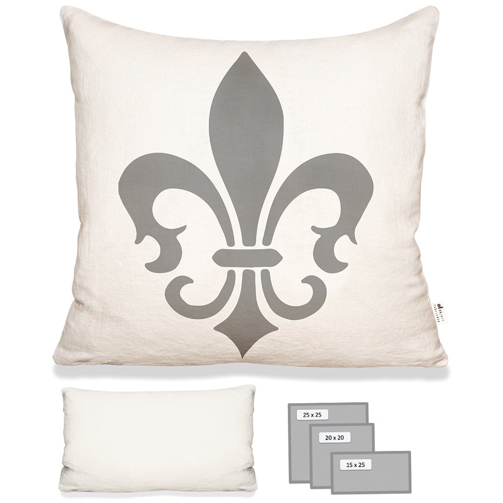 My Fleur Pillow in Ecru