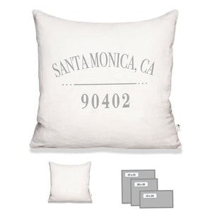 Santa Monica Pillow in White
