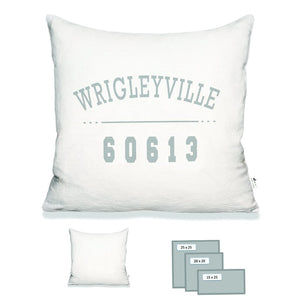 Wrigleyville Pillow in White
