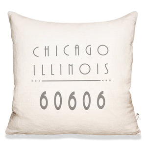 Chicago Pillow in Ecru
