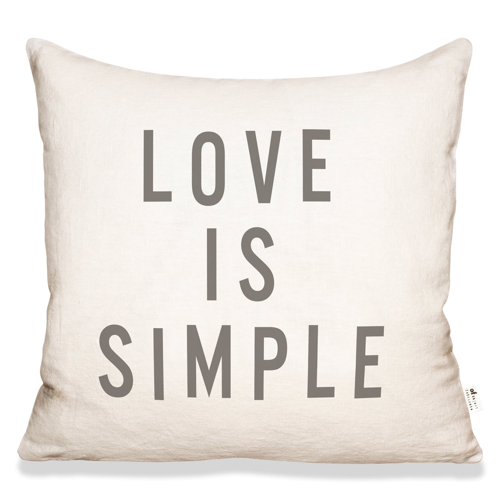 LOVE IS SIMPLE IN ECRU