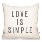 LOVE IS SIMPLE IN ECRU