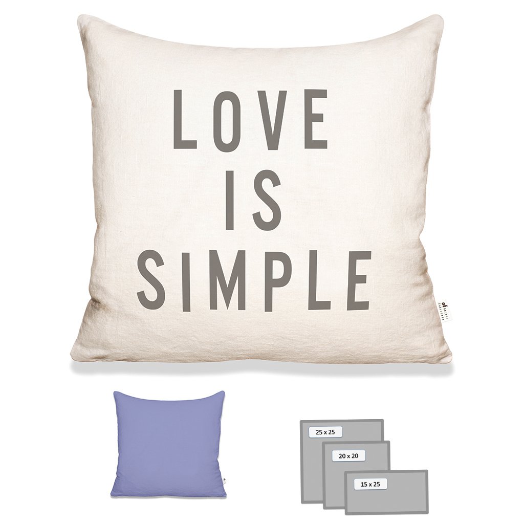 LOVE IS SIMPLE IN ECRU