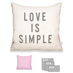 LOVE IS SIMPLE IN ECRU