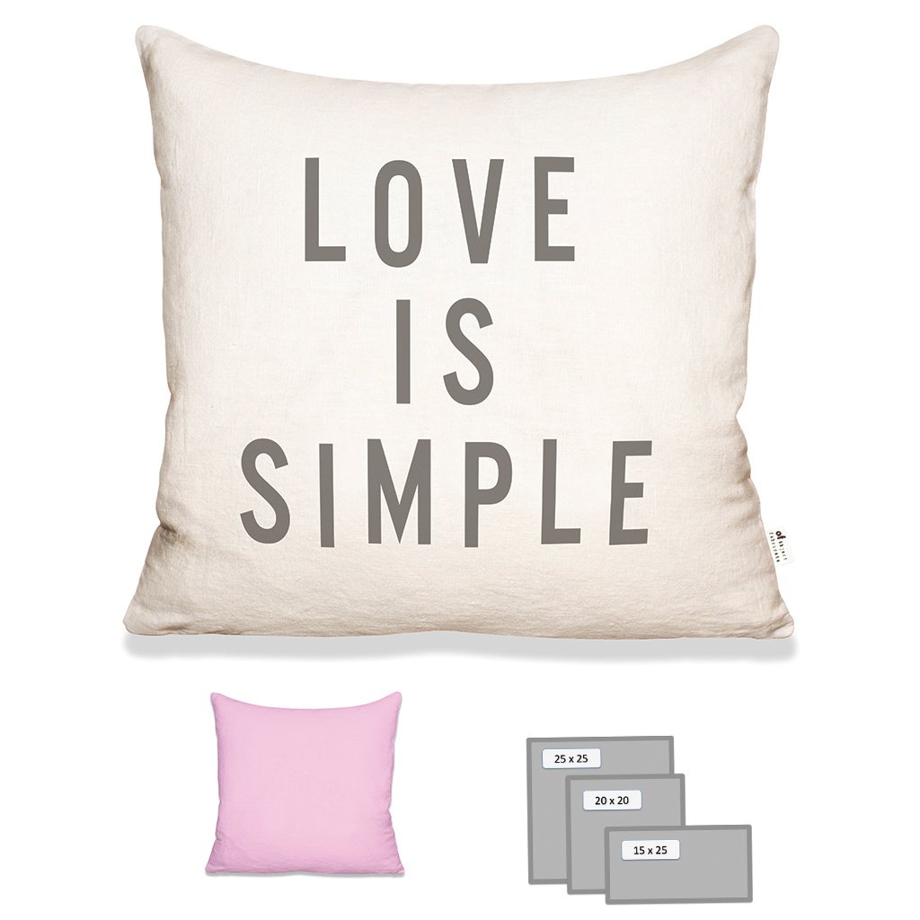 LOVE IS SIMPLE IN ECRU