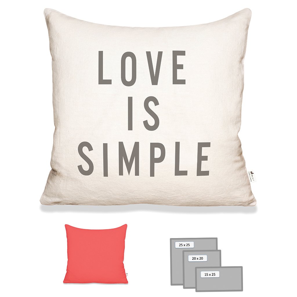 LOVE IS SIMPLE IN ECRU