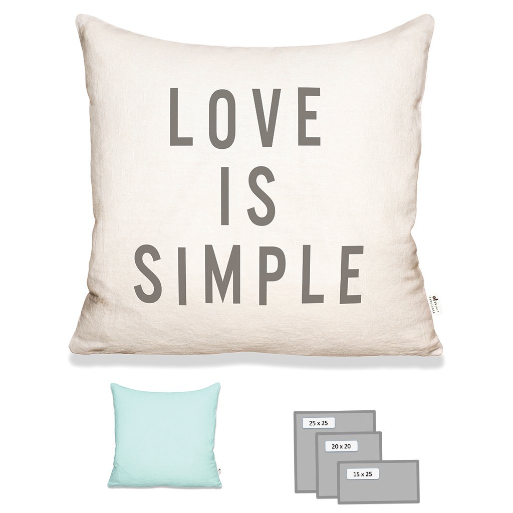 LOVE IS SIMPLE IN ECRU