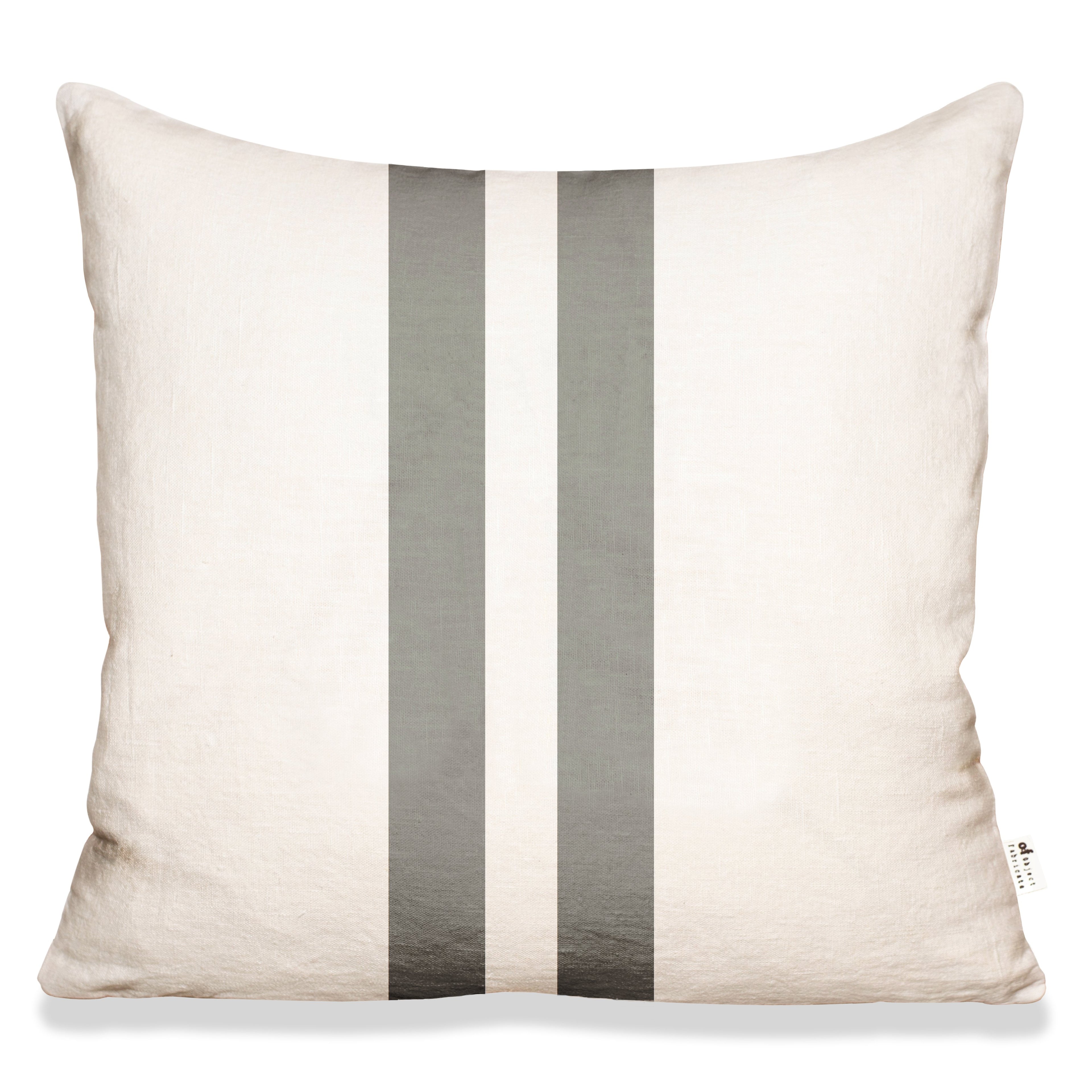Striped Pillow in Ecru