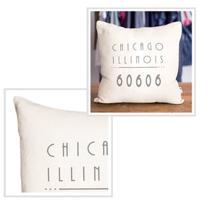 Chicago Pillow in Ecru