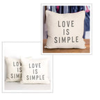 LOVE IS SIMPLE IN ECRU