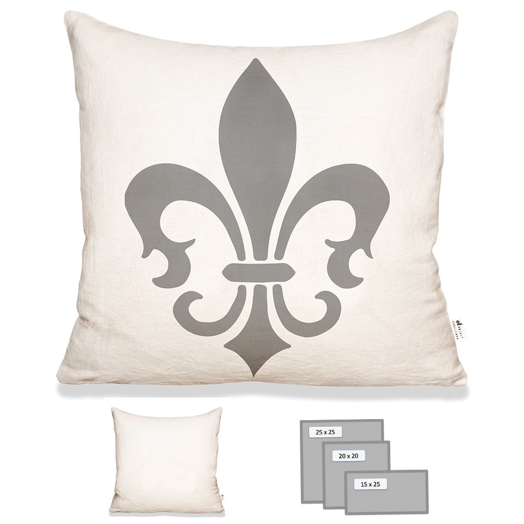 My Fleur Pillow in Ecru