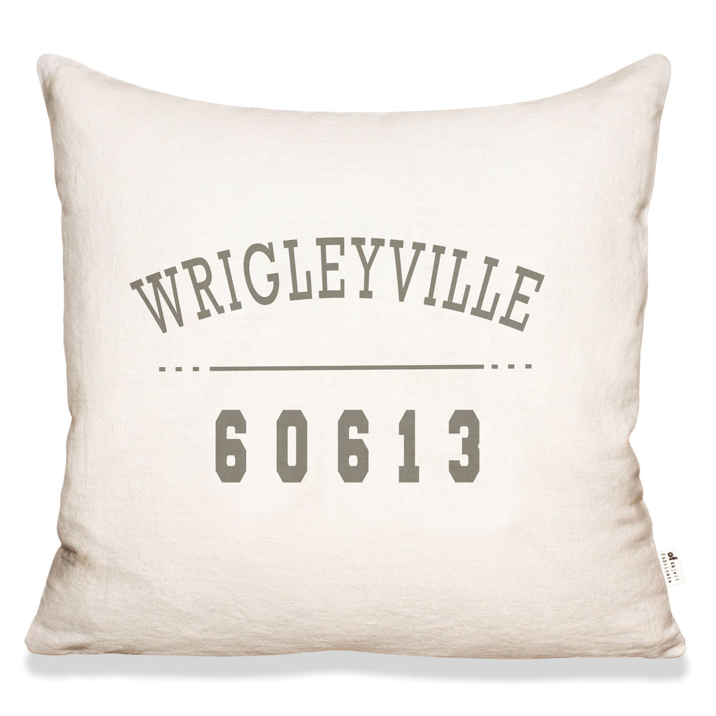 Wrigleyville Pillow in Ecru
